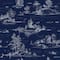 Designs Direct Nessie Novelty Toile Peel & Stick Wallpaper